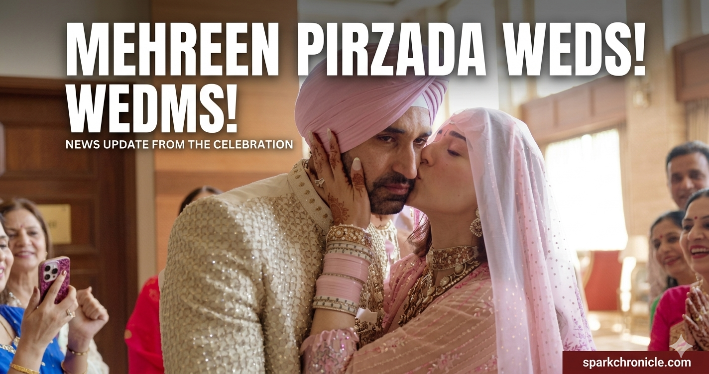 A Dreamy Chail Wedding: Mehreen Pirzada Marries Arsh Aulakh as Brother Gurfateh Pirzada Gets Emotional