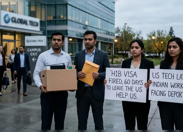 H-1B Visa Crisis Deepens: Indian Tech Workers Race Against 60-Day Deadline After US Layoffs