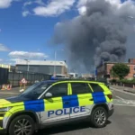 Massive Fire Erupts at Recycling Site in East Belfast as Thick Smoke Covers Area