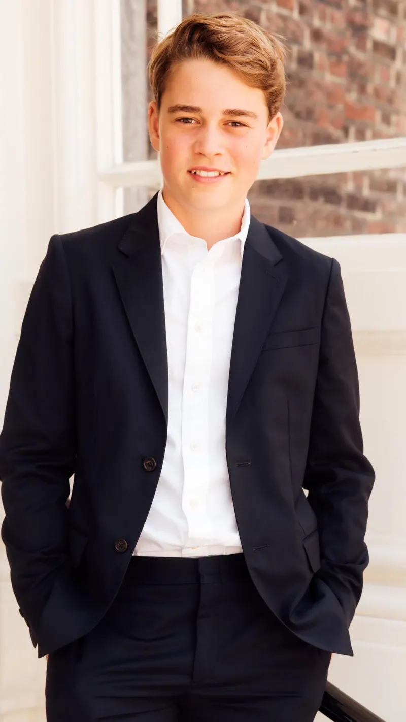 Prince George poses in suit for official 13th birthday portrait